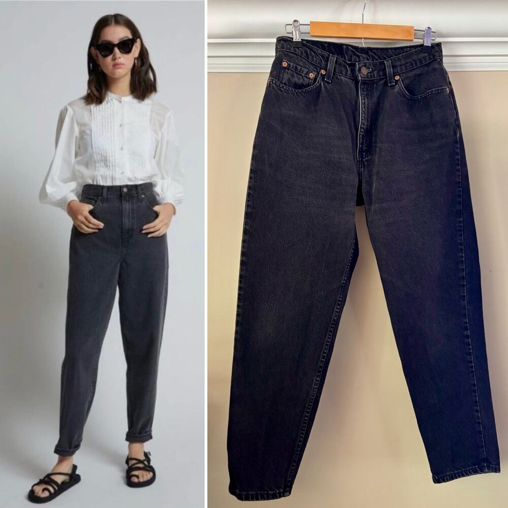 Levi’s 521 Tapered Fit Vintage 90’s Jeans | Black | 12P
